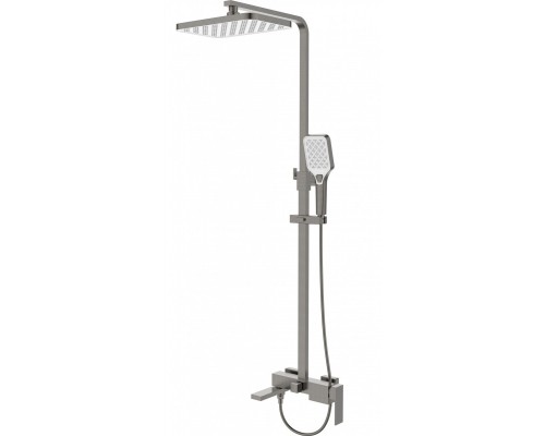 Душевая система ESBANO BASCO оружейная сталь