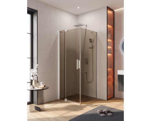 Душевой уголок Cezares Slider 70x80 SLIDER-AH-1-80-70/80-BR-Cr Хром