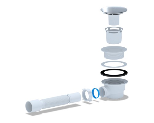 Сифон для душевого поддона 90 мм Taliente АНИ пласт