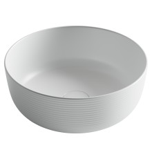 Раковина накладная Ceramicanova 356x356x135, белый матовый