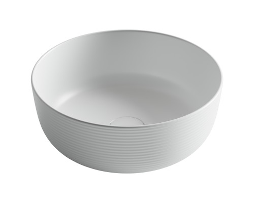 Раковина накладная Ceramicanova 356x356x135, белый матовый