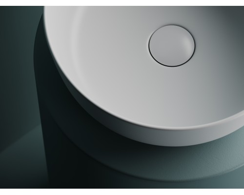 Раковина накладная Ceramicanova 356x356x135, белый матовый