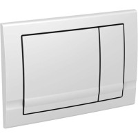 Панель смыва с двумя клавишами Schwab Riva Duo Mini, матовый хром