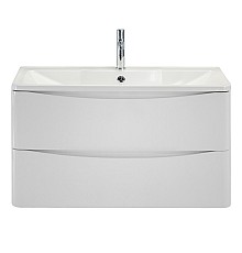 Тумба под раковину BelBagno ACQUA-900-2C-SO-BL подвесная Bianco Lucido
