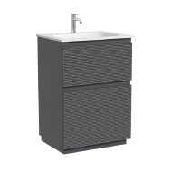 Тумба под раковину Напольная Sancos Folk Floor 59 FL60FGS Grey soft