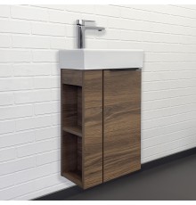 Тумба с раковиной Comforty Матэ-40 дуб тёмно-коричневый Comforty 9140