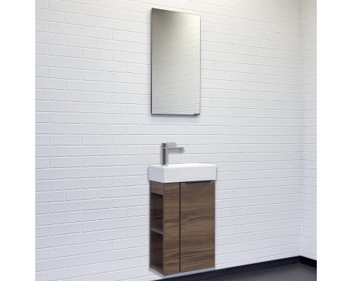 Тумба с раковиной Comforty Матэ-40 дуб тёмно-коричневый Comforty 9140