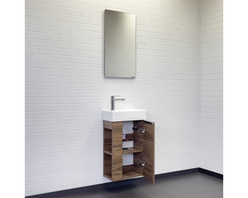 Тумба с раковиной Comforty Матэ-40 дуб тёмно-коричневый Comforty 9140