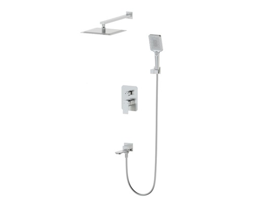 Душевая система встраиваемая Wonzon&Woghand DIAMOND, Брашированный никель WW-88939011-BN