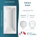 Ванна чугунная Delice Eclat 170х70 с отверстиями под ручки