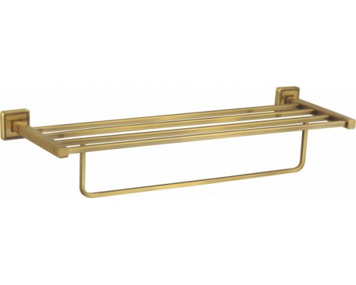 Полотенцедержатель с полкой Wonzon&Woghand, Бронза