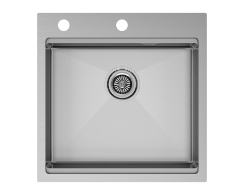 Кухонная мойка Paulmark Kroner-PRO 51 PM705151-BS Брашированная сталь