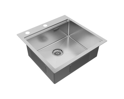 Кухонная мойка Paulmark Kroner-PRO 51 PM705151-BS Брашированная сталь