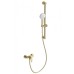 Смеситель для душа с гарнитуром Wonzon&Woghand, Брашированное золото