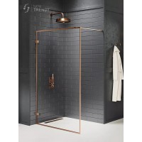 Душевое ограждение NEW TRENDY AVEXA COPPER BRUSHED 100x200 брашированная медь