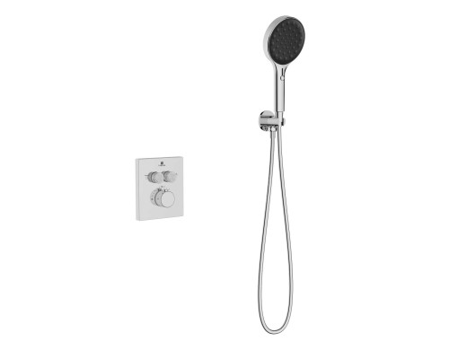 Душевой комплект Vincea Inspire VSFW-3I21MT3CH встраиваемый, термостат, 2 режима, хром