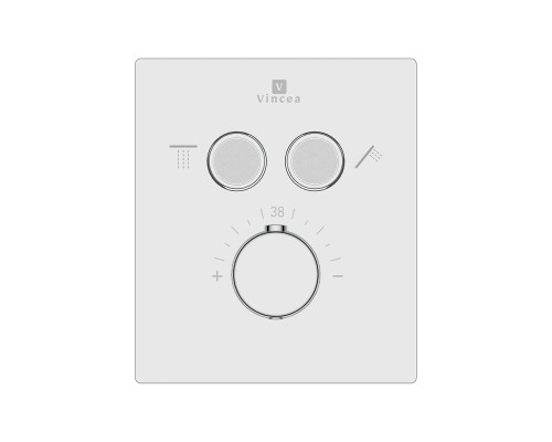 Встраиваемый смеситель для душа Vincea VSCV-321T-MCH двухфункциональный, термостат, хром