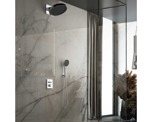 Душевой комплект Vincea Inspire VSFW-3I21MT3CH встраиваемый, термостат, 2 режима, хром