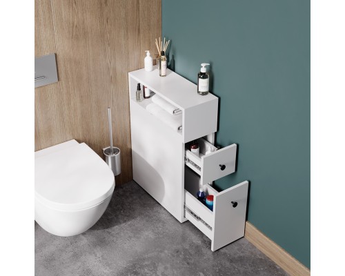 Шкаф-пенал Onika Кроун 20 напольный, белый