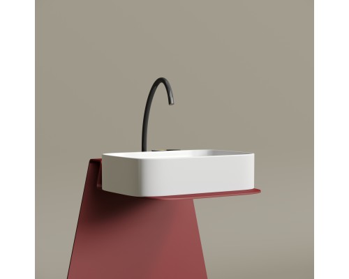 Раковина-чаша накладная Ceramicanova Белый матовый Element 605x380x150