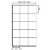 Душевое ограждение NEW TRENDY NEW MODUS BLACK 110x200 черный