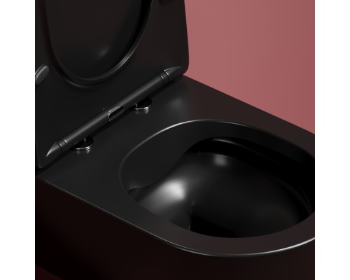 Подвесной унитаз Ceramicanova Modena Rimless черный