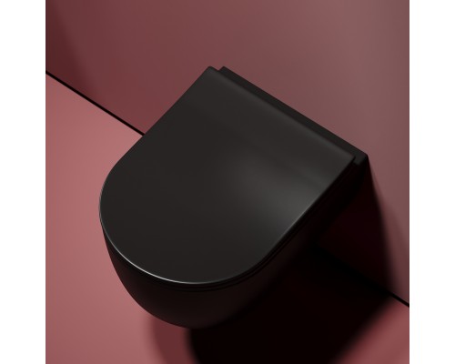 Подвесной унитаз Ceramicanova Modena Rimless черный