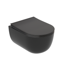 Подвесной унитаз Ceramicanova Modena Rimless черный