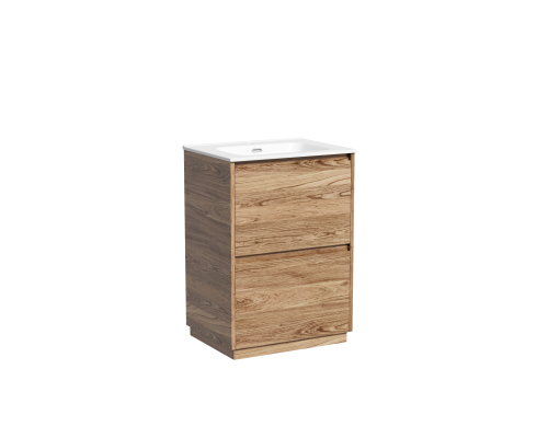 Тумба под раковину SANCOS Libra Floor напольная, 590х450х840, дуб чарльстон LB60FECH