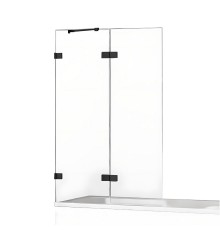 Шторка для ванны NEW TRENDY AVEXA BLACK 110x150 L черный