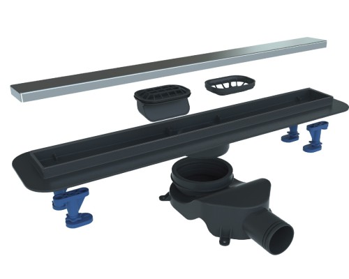 Душевой лоток BelBagno Luce BB-LD-LUCE-80-CR с решеткой Хром / под плитку