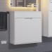 Тумба под раковину подвесная Uperwood Modul 60х21х60 см, белая матовая