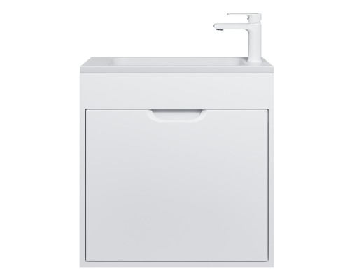 Тумба под раковину подвесная Uperwood Modul 60х21х60 см, белая матовая