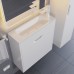 Тумба под раковину подвесная Uperwood Modul 60х21х60 см, белая матовая