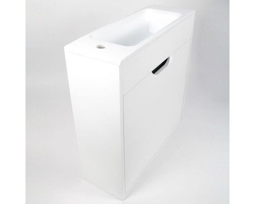 Тумба под раковину подвесная Uperwood Modul 60х21х60 см, белая матовая