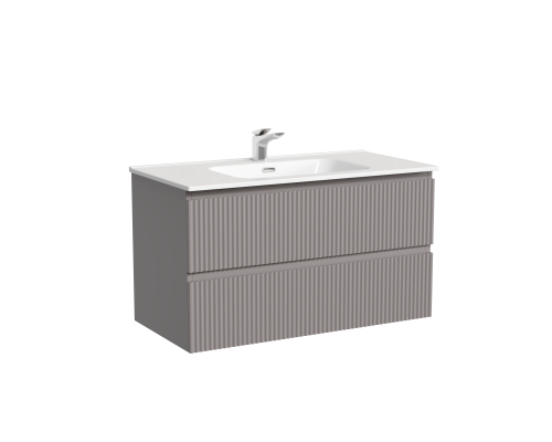 Тумба под раковину подвесная Sancos Snob T 89х44х50, с доводчиками, Doha Soft, SNT90SM