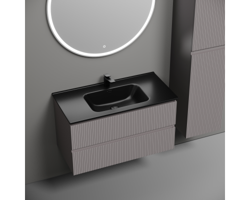 Тумба под раковину подвесная Sancos Snob T 89х44х50, с доводчиками, Doha Soft, SNT90SM