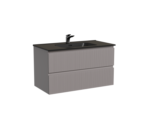 Тумба под раковину подвесная Sancos Snob T 89х44х50, с доводчиками, Doha Soft, SNT90SM