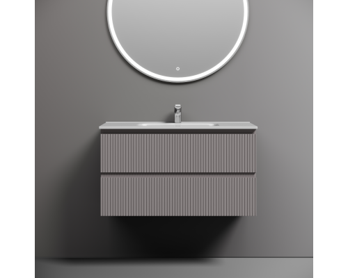 Тумба под раковину подвесная Sancos Snob T 89х44х50, с доводчиками, Doha Soft, SNT90SM