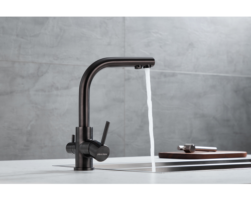 Смеситель для кухни Paulmark Essen Es213011-GM