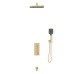 Душевой комплект Vincea VSFW-433T1BG встраиваемый, термостатный, 3 режима, браш золото