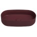 Раковина ISVEA Infinity накладная 550x360x120 бордовый матовый 10NF65055SV-2R