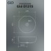 Керамическая раковина Gid D1315
