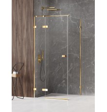 Душевое ограждение NEW TRENDY AVEXA GOLD SHINE L 100x110x200 золото