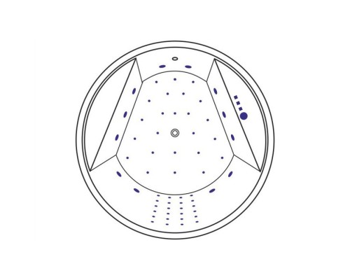 Ванна гидромассажная EXCELLENT Great Arc 160 NANO золото