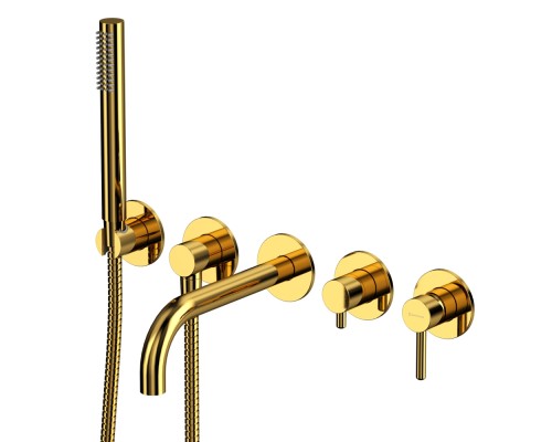 Смеситель для ванны скрытого монтажа WHITECROSS Y Y1240GL золото