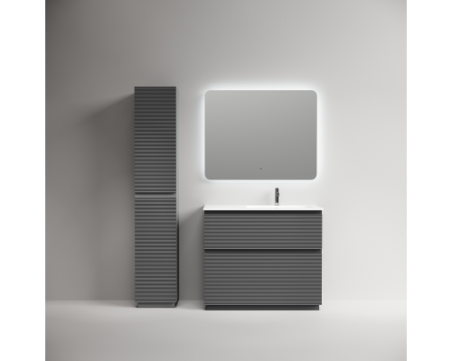 Тумба под раковину Напольная Sancos Folk Floor 99.5 FL100FRGS Grey soft