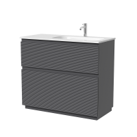 Тумба под раковину Напольная Sancos Folk Floor 99.5 FL100FLGS Grey soft