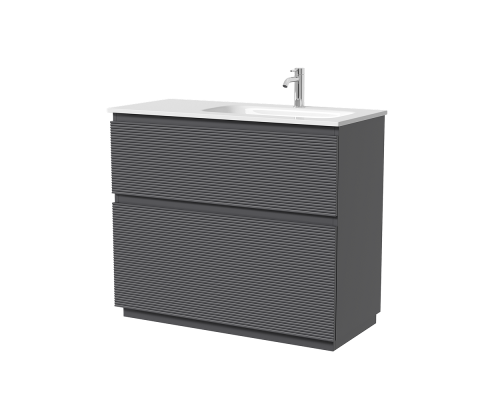 Тумба под раковину Напольная Sancos Folk Floor 99.5 FL100FRGS Grey soft