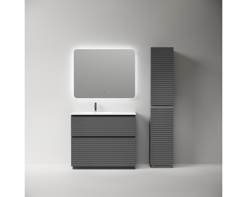 Тумба под раковину Напольная Sancos Folk Floor 99.5 FL100FRGS Grey soft